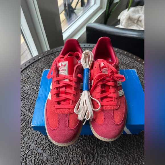 SAMBA OG VALENTINE’S DAY SNEAKERS IN RED PINK 36 4 M 5 W - Picture 9 of 12